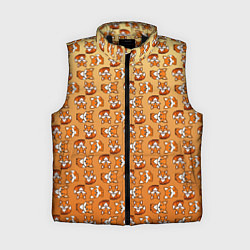 Женский жилет Паттерн из милых лисят