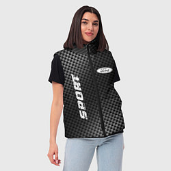 Женский жилет Ford sport carbon, цвет: 3D-черный — фото 2