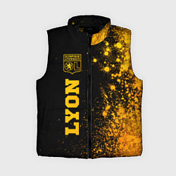 Женский жилет Lyon - gold gradient по-вертикали