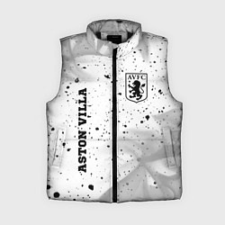 Женский жилет Aston Villa sport на светлом фоне вертикально, цвет: 3D-черный