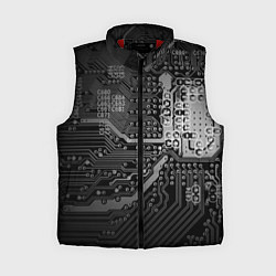 Женский жилет Микросхема плата, цвет: 3D-красный