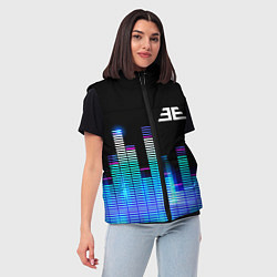 Женский жилет Imagine Dragons эквалайзер, цвет: 3D-черный — фото 2