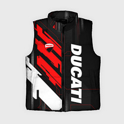 Женский жилет Ducati - красный технологический
