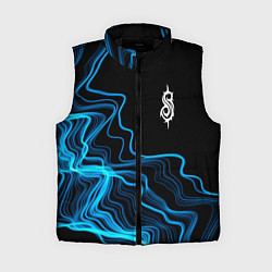Женский жилет Slipknot sound wave, цвет: 3D-черный