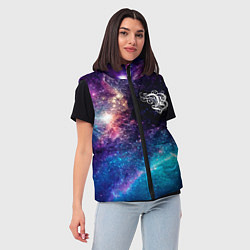 Женский жилет Burzum space rock, цвет: 3D-черный — фото 2