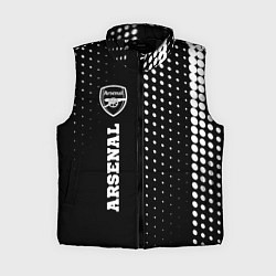 Женский жилет Arsenal sport на темном фоне по-вертикали