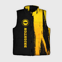 Женский жилет Brighton - gold gradient по-вертикали