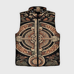 Женский жилет Символика славянской мифологии, цвет: 3D-светло-серый