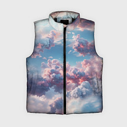 Женский жилет Сказочные облака патерн