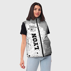 Женский жилет Lyon sport на светлом фоне по-вертикали, цвет: 3D-черный — фото 2