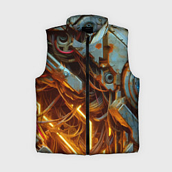 Женский жилет Cyber armor - ai art, цвет: 3D-светло-серый