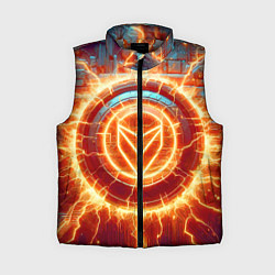 Женский жилет Наэлектризованная кибер поверхность - нейросеть