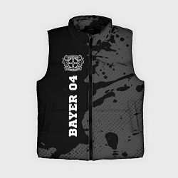 Женский жилет Bayer 04 sport на темном фоне по-вертикали