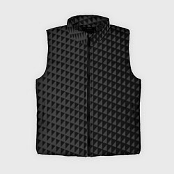 Женский жилет Паттерн из черных треугольников