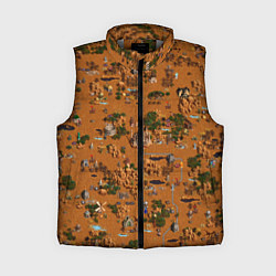 Женский жилет Герои 3 Карта Фабрики, цвет: 3D-светло-серый