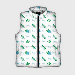 Женский жилет Сочные ягоды голубики