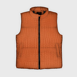 Женский жилет Светлый коричневый текстурированный, цвет: 3D-черный