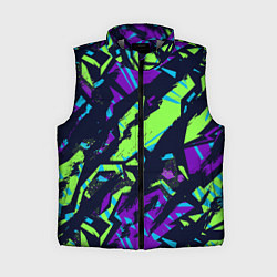 Женский жилет Абстрактный фон со спортивным рисунком, цвет: 3D-светло-серый