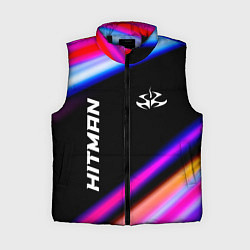 Женский жилет Hitman speed game lights, цвет: 3D-черный