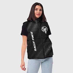 Женский жилет Sally Face metal game lines, цвет: 3D-черный — фото 2
