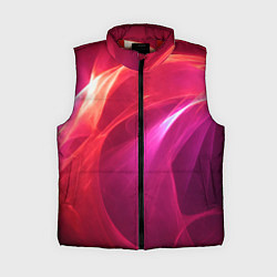 Женский жилет Красно-розовый энергетический хаос волн