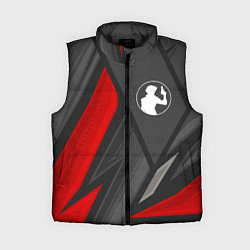 Женский жилет Cowboy Bebop red lines, цвет: 3D-черный