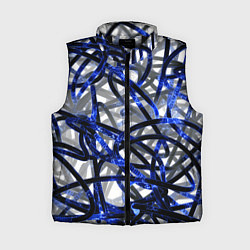 Женский жилет Синие энергетические кабели