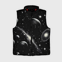 Женский жилет Бескрайний космос - нейросеть