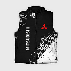 Женский жилет Митсубиши: следы от шин, цвет: 3D-черный