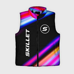Женский жилет Skillet neon rock lights, цвет: 3D-черный