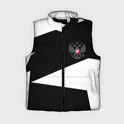 Женский жилет Герб РФ геометрия текстура