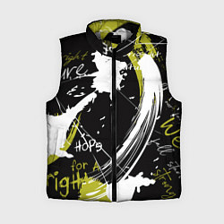 Женский жилет Надписи на стене