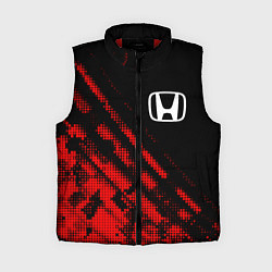 Женский жилет Honda sport grunge, цвет: 3D-красный