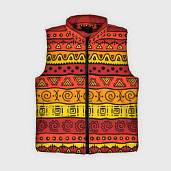 Женский жилет Африканские этнический орнамент, цвет: 3D-черный