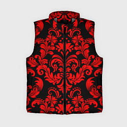 Женский жилет Дамаск узор, цвет: 3D-светло-серый