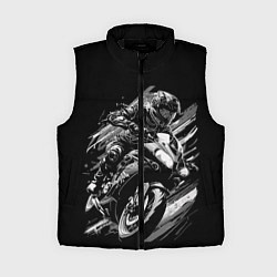 Женский жилет Спорт байк, цвет: 3D-черный