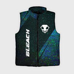 Женский жилет Bleach glitch blue, цвет: 3D-черный