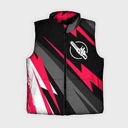 Женский жилет Chainsaw Man electro lines, цвет: 3D-черный