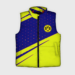 Женский жилет Borussia logo geometry, цвет: 3D-красный