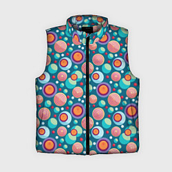 Женский жилет Шарики едут за ролики