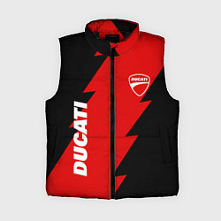 Женский жилет Ducati - logo, цвет: 3D-черный