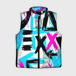 Женский жилет Маска гопника, цвет: 3D-черный