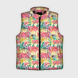 Женский жилет Граффити с подтёками