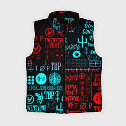 Женский жилет Twenty one pilots pattern music