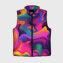 Женский жилет Неоновые формы