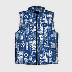 Женский жилет Маски туземные абстракция