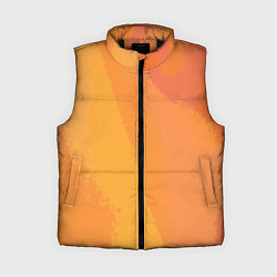 Женский жилет Рыжая абстракция, цвет: 3D-черный