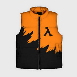 Женский жилет Half life чёрно оранжевый