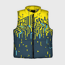 Женский жилет Яркий абстрактный геометрический рисунок для спорт