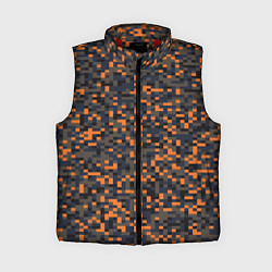 Женский жилет Пиксели камуфляжная текстура